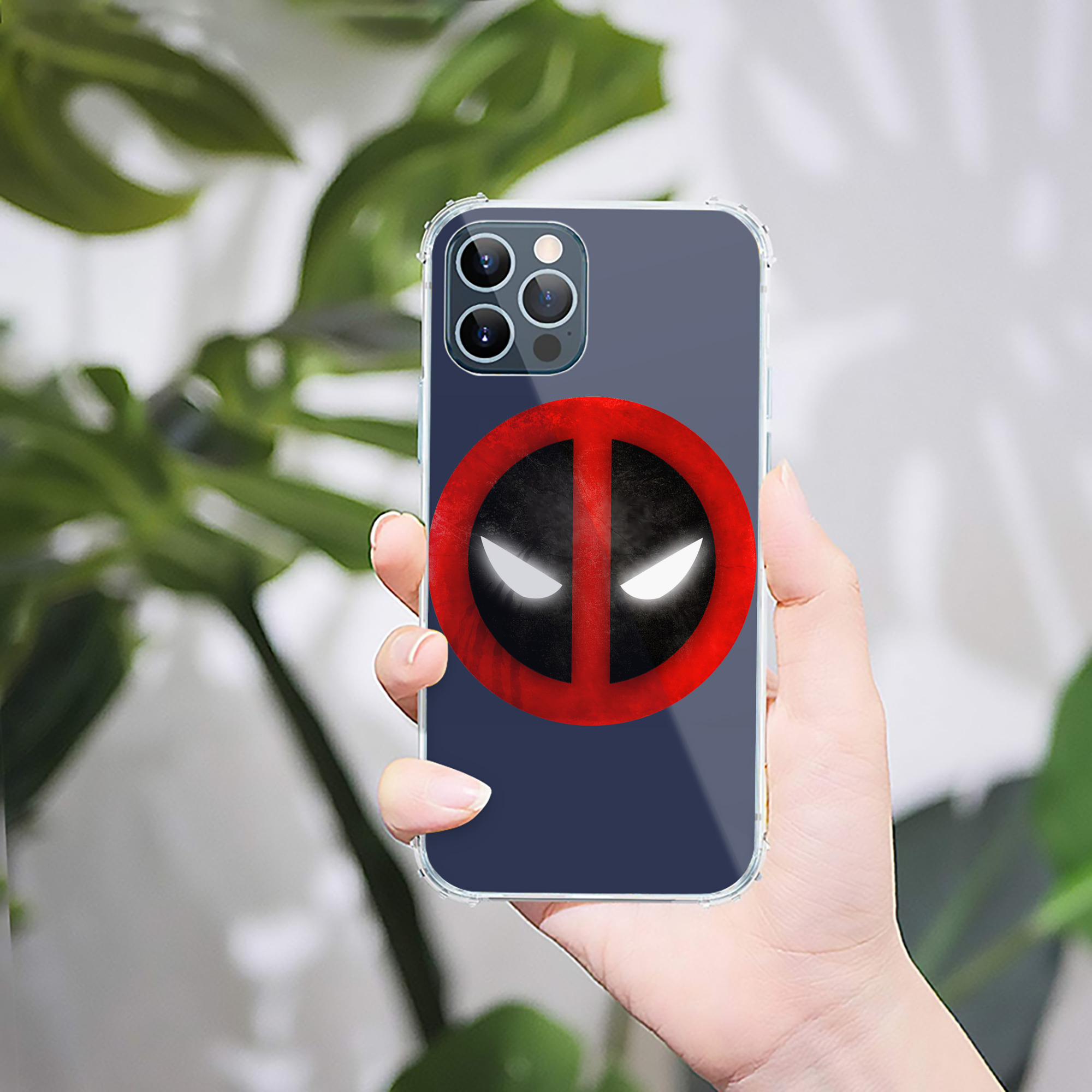 （画像用） Deadpool デッドプール 【iPhone 12シリーズ対応】透明スマホケース（クリアソフトケース）